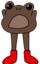 frogwithredshoes emote for Discord