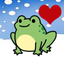 frogSnow2 emote for Discord