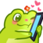 Frogsocial emote for Discord