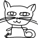 FraikicatStare static emote for Discord, Twitch and Slack