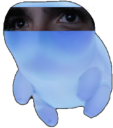 frogustinSTARE static emote for Discord, Twitch and Slack