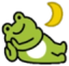 frogsleep emote for Discord