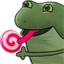 FrogeYummy emote for Discord