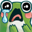 Frog_Cry emote for Discord