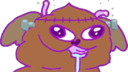 frankenpooper static emote for Discord, Twitch and Slack
