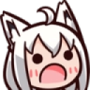 fubukiGasp static emote for Discord, Twitch and Slack