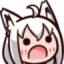 fubukiGasp emote for Discord