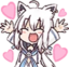 fubukiLove emote for Discord