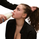 ForcedToDrinkMilk static emote for Discord, Twitch and Slack