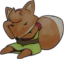 FoxPonder static emote for Discord, Twitch and Slack