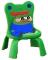 FroggyChair static emote for Discord, Twitch and Slack