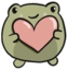 froggyLove emote for Discord