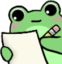 froggyNoted emote for Discord