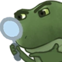FrogeDetective static emote for Discord, Twitch and Slack