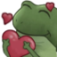 FrogeLove emote for Discord