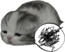 Frustrated static emote for Discord, Twitch and Slack