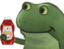 frogeGladKetchup emote for Discord