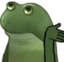 FrogeShrug emote for Discord