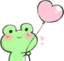 FrogHeartBalloon emote for Discord