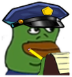 frfrpolice static emote for Discord, Twitch and Slack