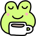 frogCoffee static emote for Discord, Twitch and Slack