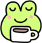 frogCoffee emote for Discord