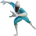 Frozone static emote for Discord, Twitch and Slack