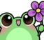 froggyflower emote for Discord