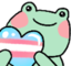 froogyTransPride emote for Discord