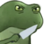 FrogeKnife emote for Discord