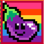 fruitEggplant emote for Discord