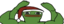 frogWideXmas emote for Discord