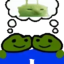 frennthinkingaboutglorp emote for Discord