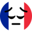 FrenchPensive emote for Discord