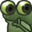 FrogeThink emote for Discord
