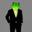 FrogGuyInBlackSuit2 emote for Discord