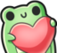 frogHeart emote for Discord