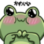 FrogShy emote for Discord