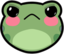 frogstare emote for Discord