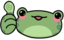 frogup emote for Discord