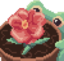 frogeflower emote for Discord