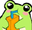 frogDrink emote for Discord