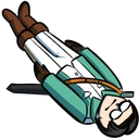 FreedFellDown static emote for Discord, Twitch and Slack