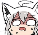 fubukiScared static emote for Discord, Twitch and Slack