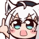 fubukiFAQ static emote for Discord, Twitch and Slack